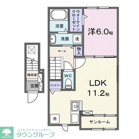 メゾン・ラフォーレの物件間取画像